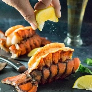 Butter-Basted Baked Lobster Tails