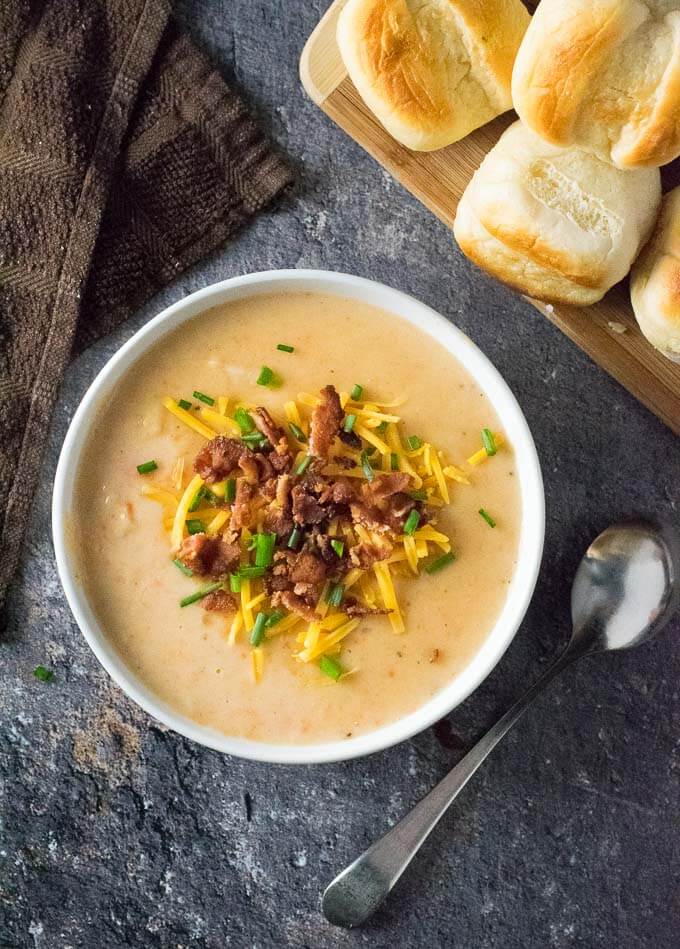 Old Fashioned Potato Soup - Fox Valley Foodie