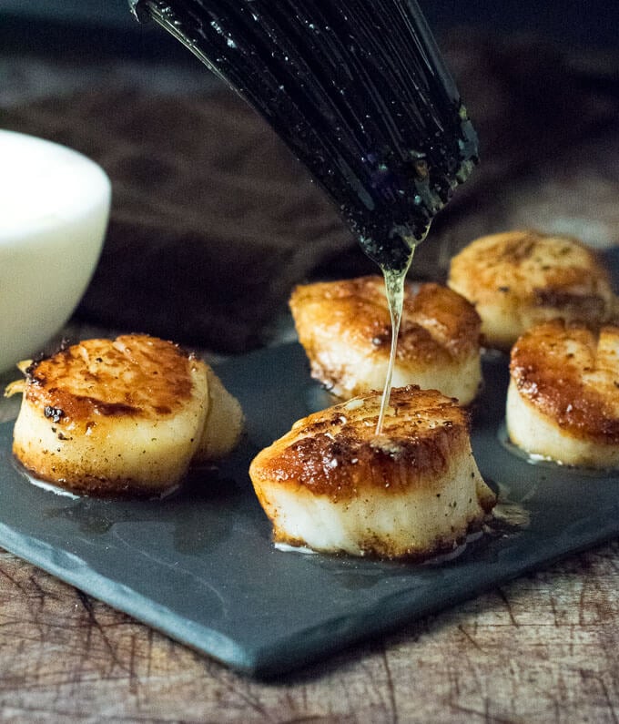 Scallops with Garlic Butter