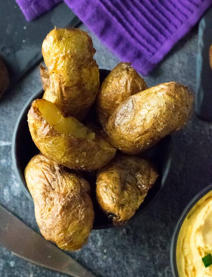 Crispy Baked Potato Skins Recipe