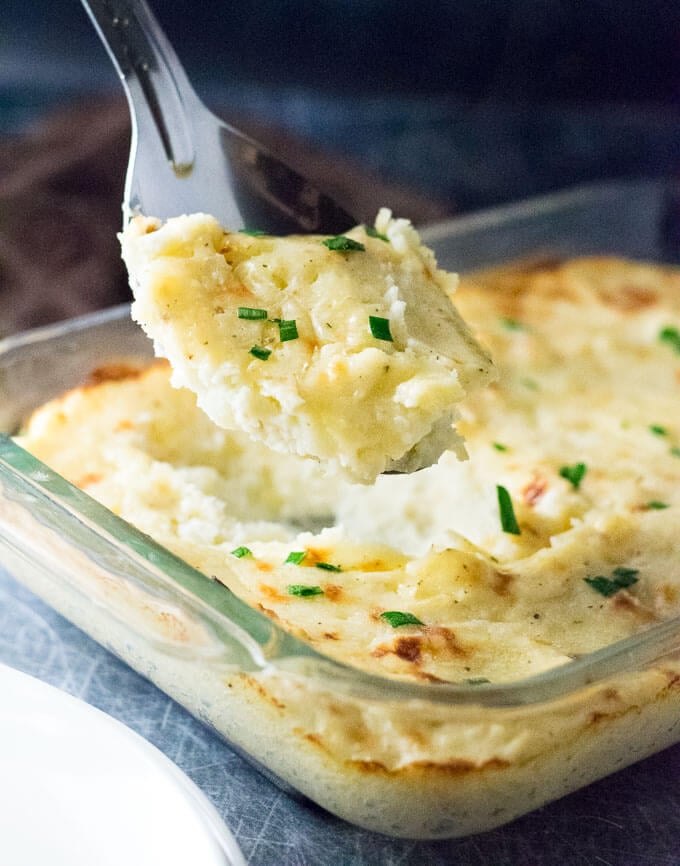 Easy French Onion Mashed Potatoes
