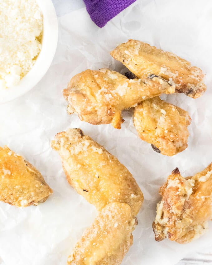 Garlic-Parmesan Chicken Wings Baked Recipe