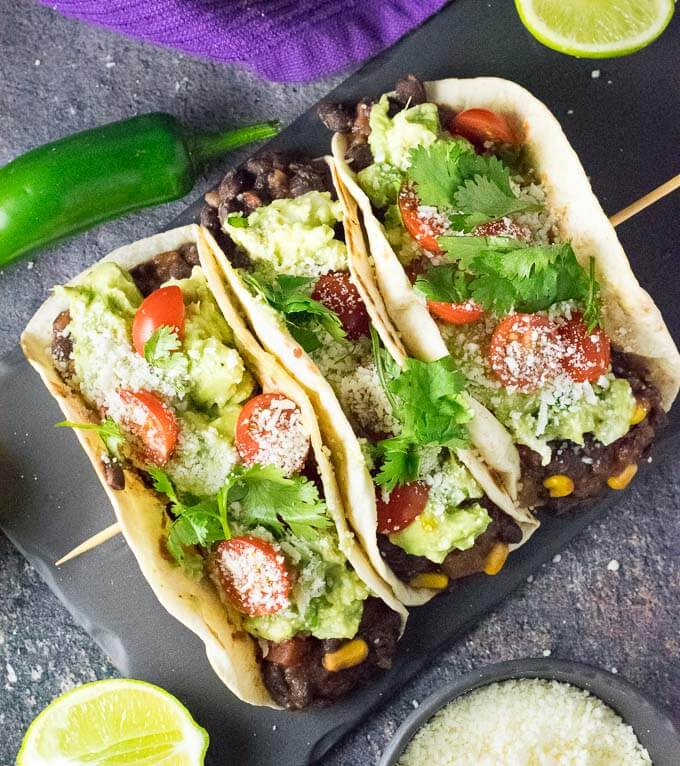 Black Bean Tacos Recipe