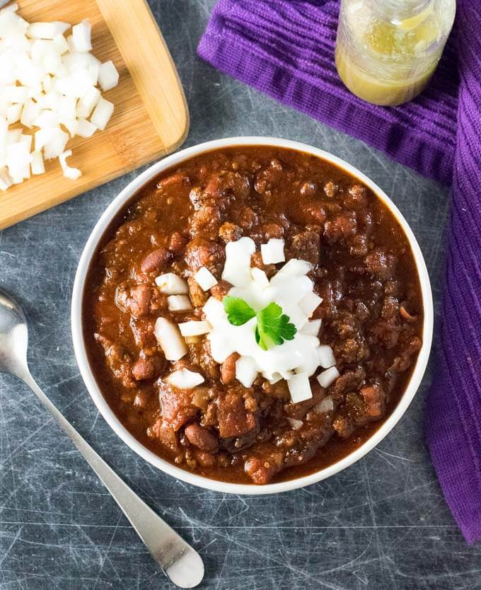 Venison Chili Recipe.