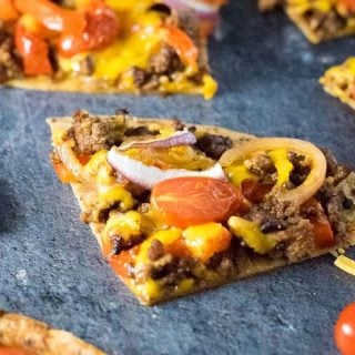 Healthy BBQ Tortilla Pizza