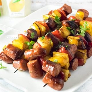 Grilled Kielbasa Kabobs