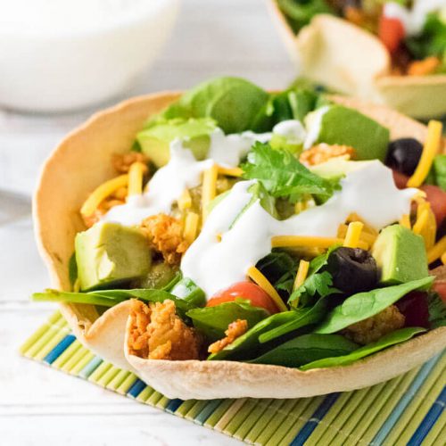Healthy Chicken Taco Salad Recipe