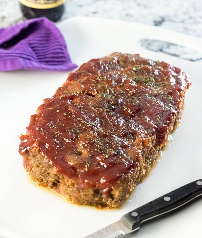 Old-fashioned meatloaf. 