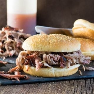 Smoked Pork Shoulder Pulled Pork with Carolina Style BBQ Sauce