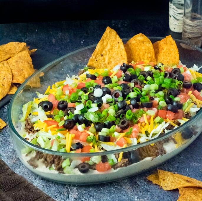 Taco Dip with Meat.