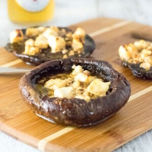 Baked portobello mushrooms recipe.