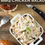 BBQ Chicken Salad recipe #sandwich #bbq #chicken #salad