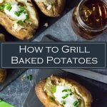 How to Grill Baked Potatoes #grilling #cookout #grilled #potatoes #potato