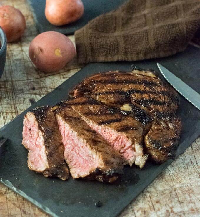 Medium Rare Grilled Steak