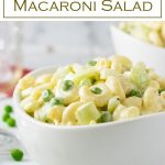 Classic Macaroni Salad recipe #pastasalad #sidedish #potluck #picnic #cookout