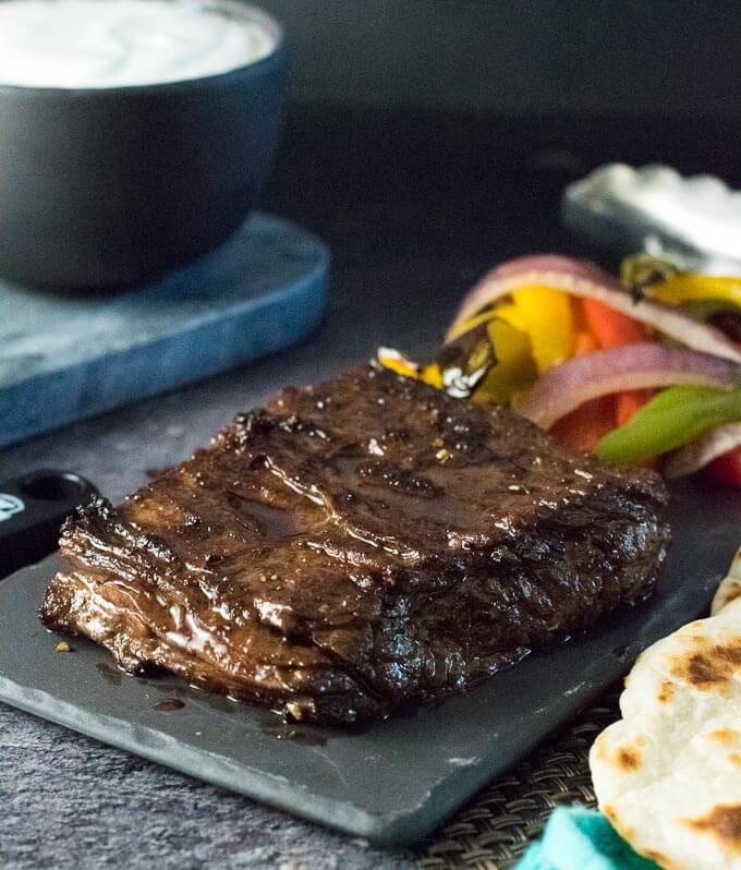 Grilled Skirt Steak Fajitas