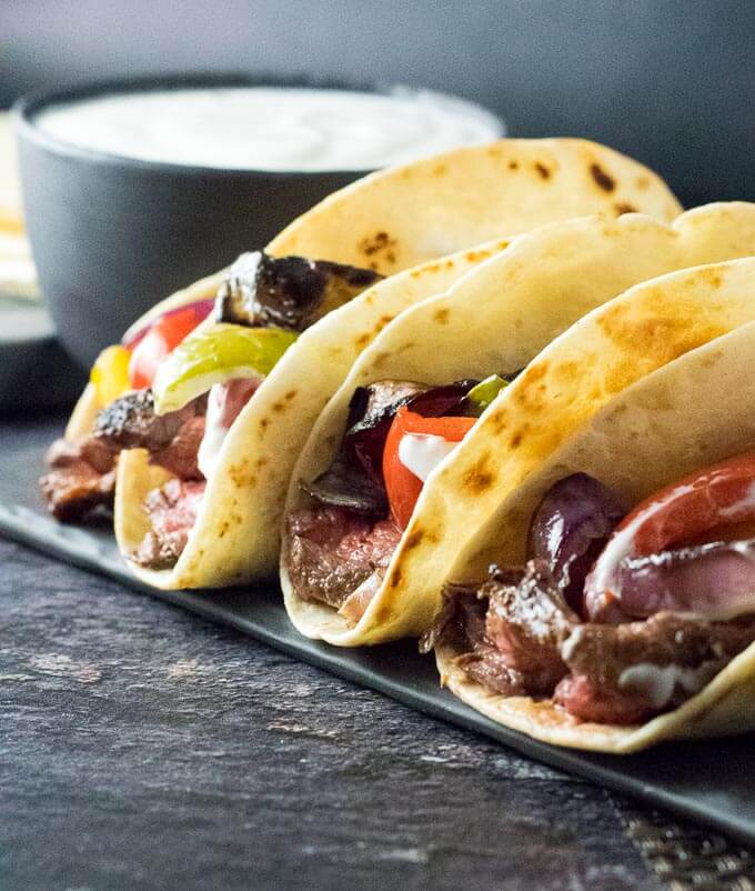 Grilled Steak Fajitas recipe