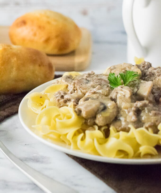 Ground Beef Stroganoff recipe