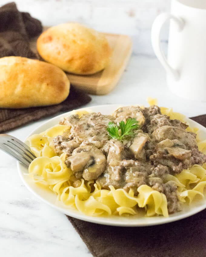 Ground Beef Stroganoff