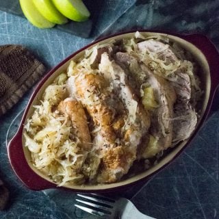 Crock Pot Pork and Sauerkraut recipe