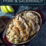 Crock Pot Pork and Sauerkraut recipe #pork #sauerkraut #german #newyears #slowcooker #easy