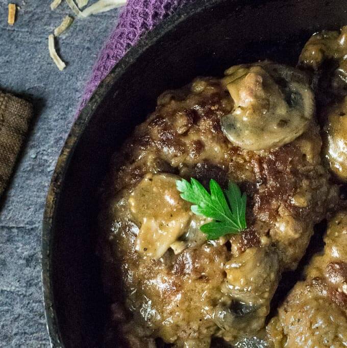 Salisbury Steak with Brown Gravy