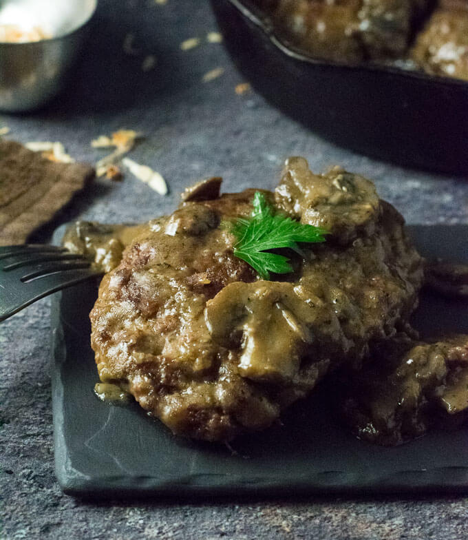 Salisbury Steak with Mushroom Gravy