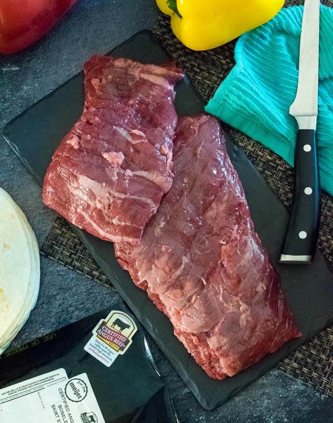 Skirt Steak Fajitas