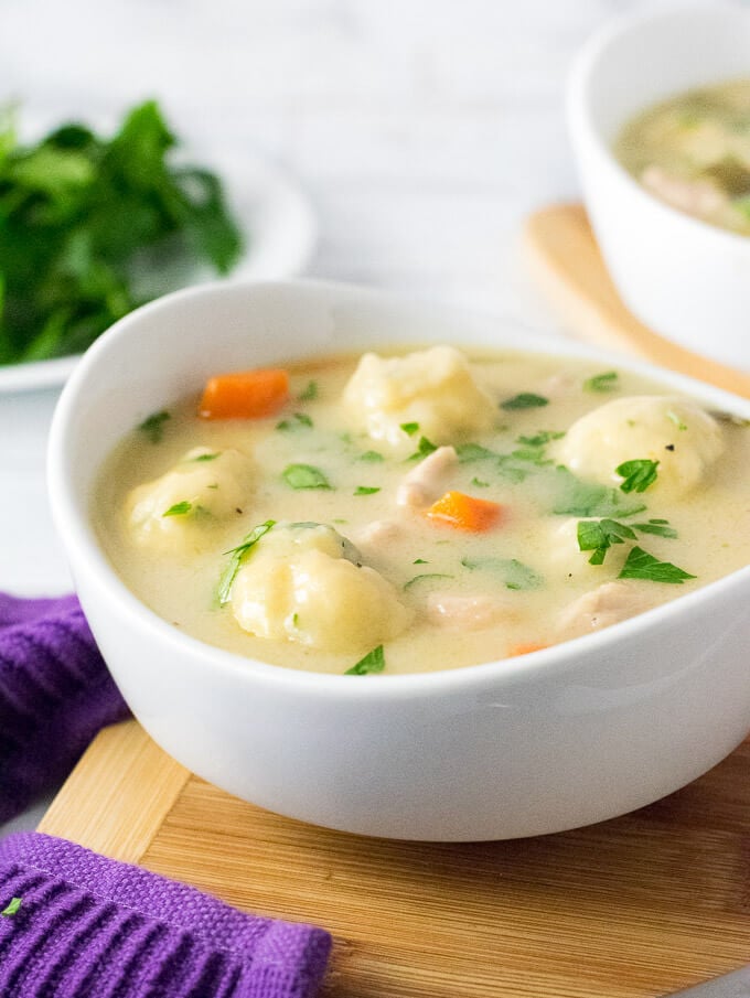 Chicken and Dumplings from Scratch