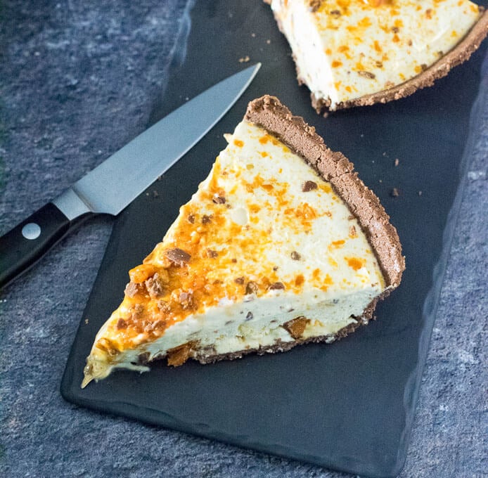 Frozen Butterfinger Pie.