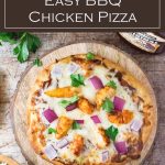 Easy BBQ Chicken Pizza recipe #bbq #chicken #pizza #lunch