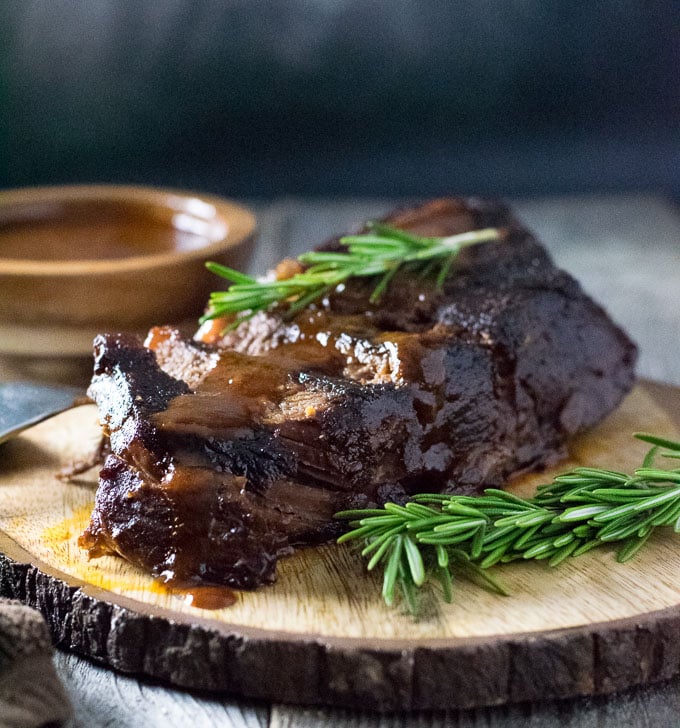 Serving a Dutch Oven Pot Roast.