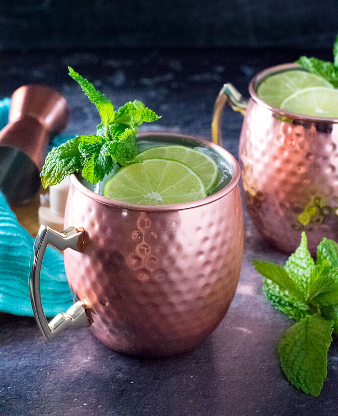 Moscow Mule with Gin.