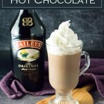 Spiked Hot Chocolate Recipe #drinks #cocktail #hotchocolate #christmas #baileys