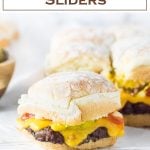 Homemade Sliders Recipe #sliders #burgers #party