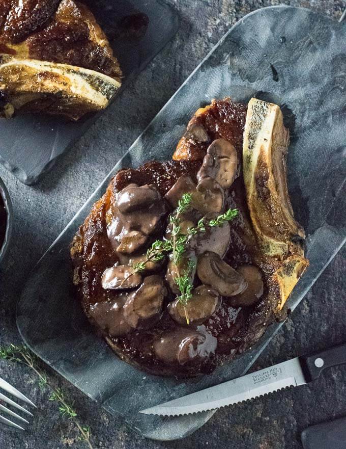 Mushroom Sauce for Steak.