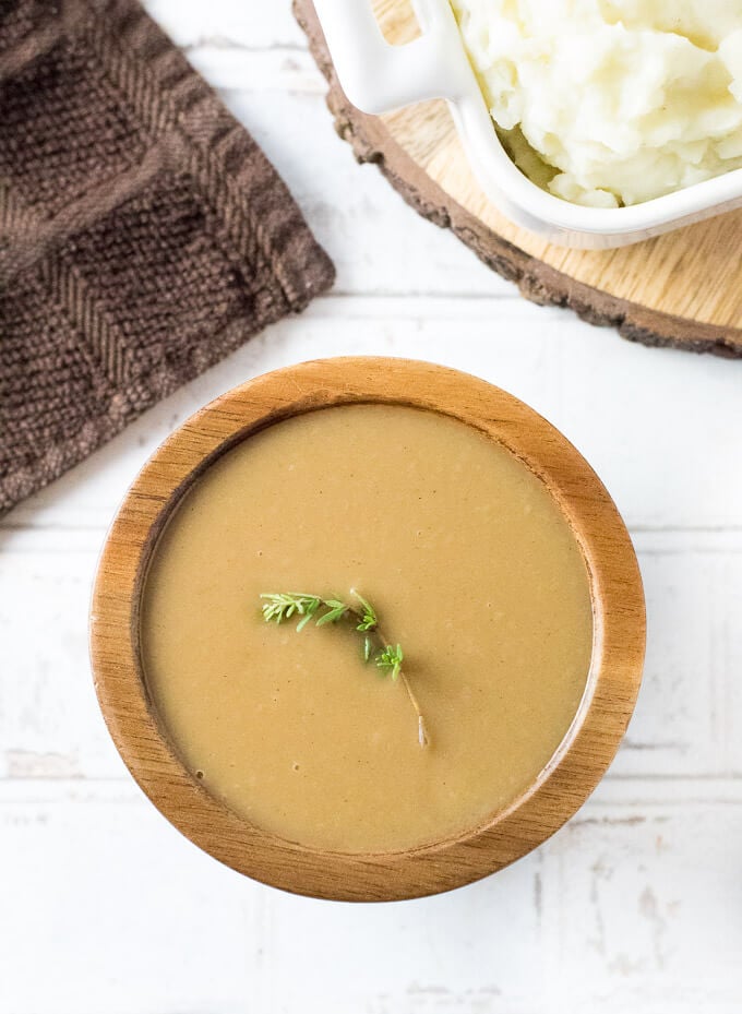 Homemade Brown Gravy.