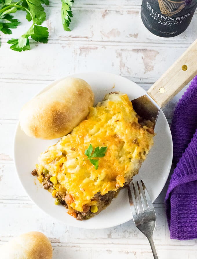 Shepherd's Pie with Beer.