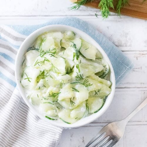 German Cucumber Salad - Gurkensalat