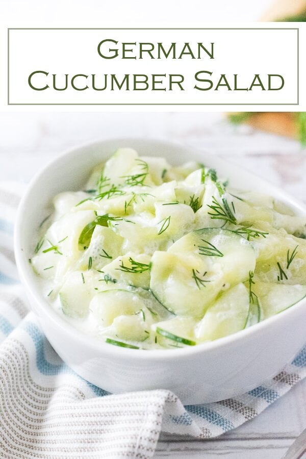 German Cucumber Salad (Gurkensalat) Fox Valley Foodie