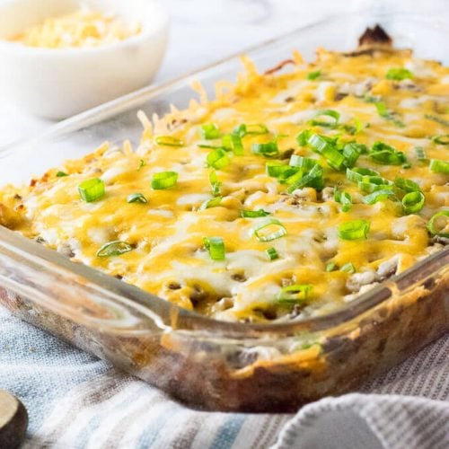 Hamburger Hash Brown Casserole