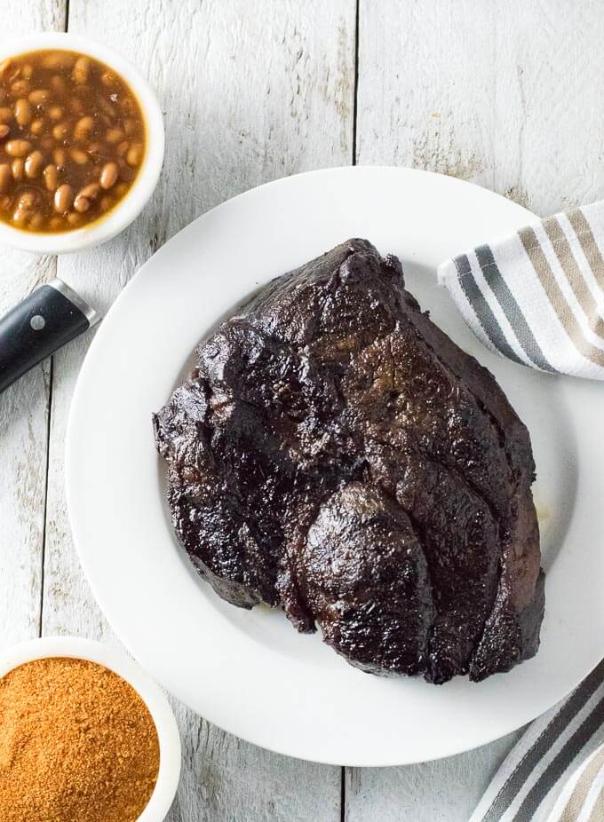 Smoked chuck roast