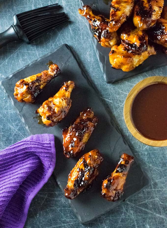 Grilled BBQ Chicken Wings