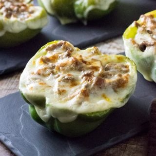 Philly Cheesesteak Stuffed Peppers