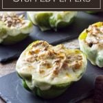 Philly cheeseteak stuffed peppers #beef #dinner #cheese