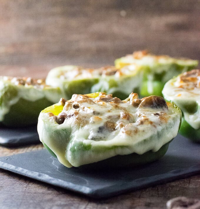 Philly cheesesteak stuffed peppers recipe