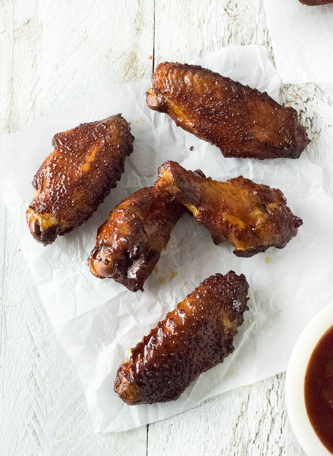 Smoked chicken wings recipe