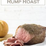 This smoked rump roast recipe makes exceptionally flavorful roast beef! #beef #smoker #roast