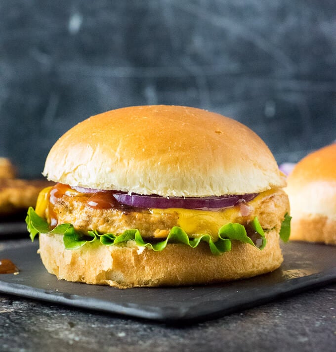 BBQ Chicken burgers.