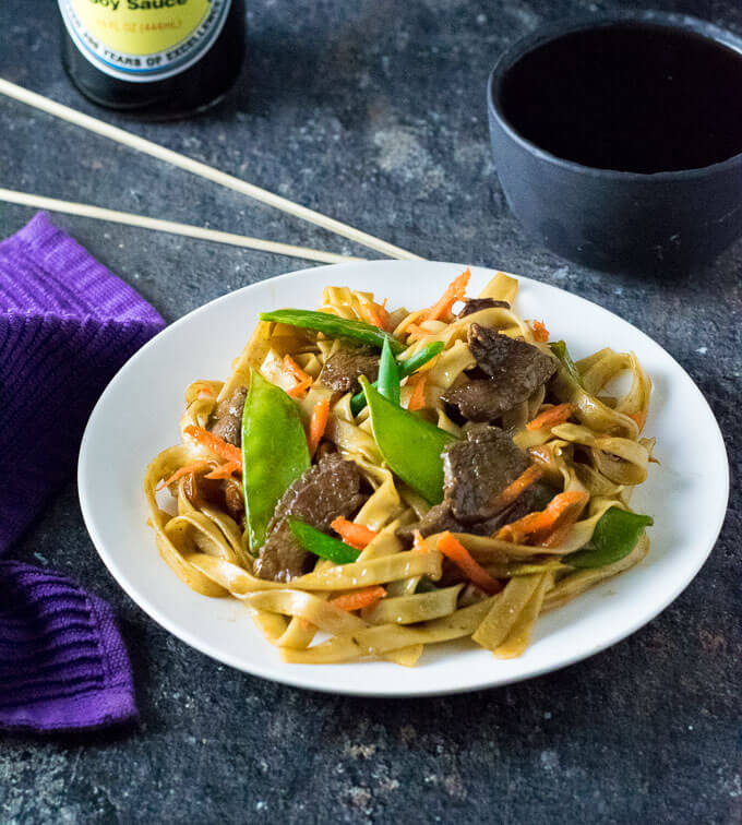 How to make Beef lo mein